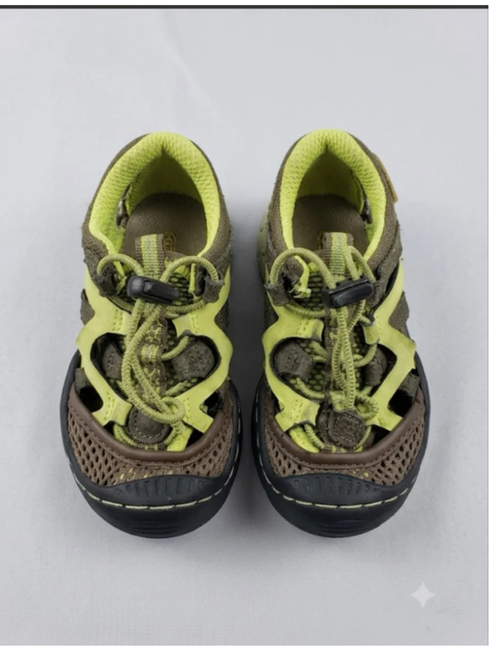 Toddler Water Shoes Size 9 Brown Green
